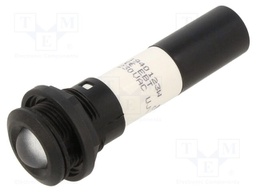 Indicator: LED; white; 130VAC; Ø16mm