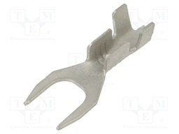 Tip: fork; 2.5÷4mm2; crimped; for cable; straight; non-insulated
