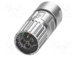 Connector: M17; plug; M17 PRO; PIN: 4(3+1); 630V; 20A; IP67; 3+PE