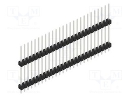 Connector: pin strips; pin header; male; PIN: 26; 2.54mm; THT; 1x26