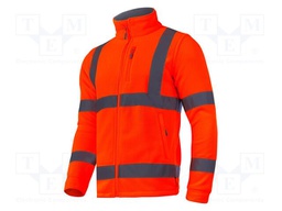 High visibility jacket; Size: XXL; orange; 300g/m2