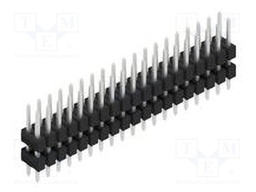 Connector: pin strips; pin header; male; PIN: 38; 2.54mm; THT; 2x19