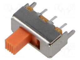 Switch: slide; Pos: 2; SPDT; 0.5A/50VDC; ON-ON; THT; -20÷70°C