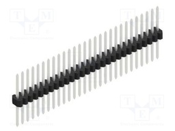Connector: pin strips; pin header; male; PIN: 28; 1.27mm; THT; 1x28