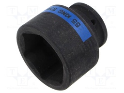 Wrench; 6-angles,hex socket,socket spanner,impact; 3/4"; short