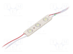 LED; white; 9500K; 1.2W; 120lm; IP67; 160°; No.of diodes: 3; -25÷60°C