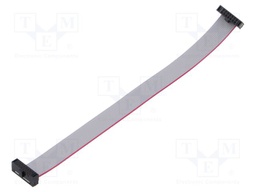 Ribbon cable with IDC connectors; Tape ph: 0.64mm; 127mm