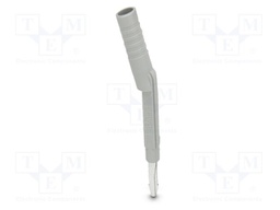 Test socket; PA; L: 53.3mm; ways: 1; W: 6mm; H: 6.5mm; Body: grey