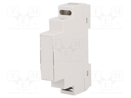 Enclosure: for DIN rail mounting; Y: 90mm; X: 17mm; Z: 65mm; ABS