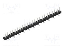 Connector: pin strips; pin header; male; PIN: 23; 2.54mm; SMT; 1x23