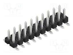 Connector: pin strips; pin header; male; PIN: 20; 2.54mm; SMT; 2x10