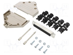 D-Sub; PIN: 37; female; shielded,metalized; straight; soldering