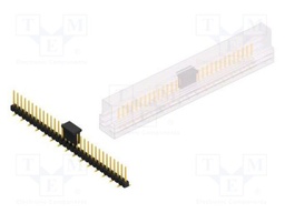 Connector: pin strips; pin header; male; PIN: 31; 2.54mm; SMT; 1x31