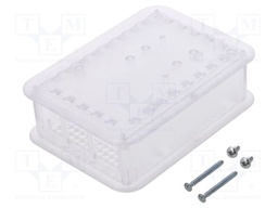 Enclosure: for computer; Raspberry Pi 4 B; semi-transparent