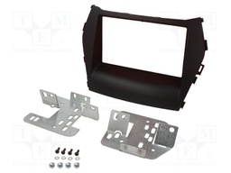 Radio frame; SsangYong; 2 DIN; grey