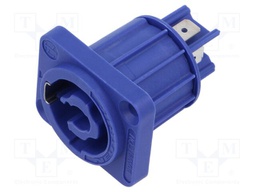 Connector: circular; 6.3mm connectors; male; powerCON; 20A; 250VAC