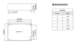Converter: DC/DC; 30W; Uin: 150÷1500V; Uout: 12VDC; Iout: 2.5A; 240g