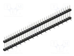Connector: pin strips; pin header; male; PIN: 32; 2mm; SMT; 1x32