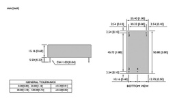 Converter: AC/DC; 5W; Uin: 75÷265V; Uout: 15VDC; Iout: 0.34A; 73%