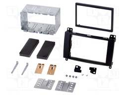 Radio frame; Mercedes; 2 ISO; black