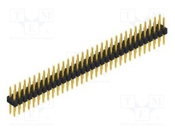 Connector: pin strips; pin header; male; PIN: 64; 2.54mm; THT; 2x32