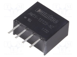 Converter: DC/DC; 1W; Uin: 10.8÷13.2V; 12VDC; Iout: 83mA; SIP4; 1.8g