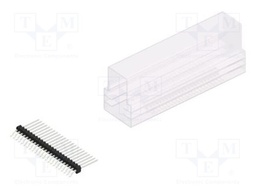 Connector: pin strips; pin header; male; PIN: 23; 1.27mm; SMT; 1x23