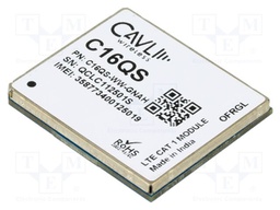 Module: LTE; Down: 10Mbps; Up: 5Mbps; LGA; SMD; GNSS,LTE CAT1