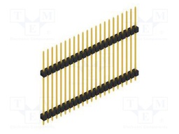Connector: pin strips; pin header; male; PIN: 22; 2.54mm; THT; 1x22