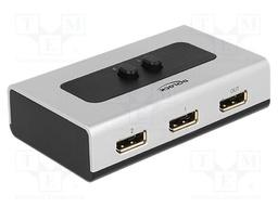 Switch; DisplayPort 1.4; 8K,UHD 4320p; black,grey; plastic