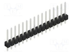 Connector: pin strips; pin header; male; PIN: 16; 2.54mm; THT; 1x16