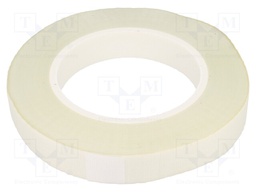 Tape: insulation; W: 19mm; L: 50m; D: 0.165mm; white; silicone; 5%