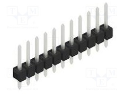 Connector: pin strips; pin header; male; PIN: 11; 2.54mm; THT; 1x11