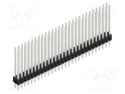 Connector: pin strips; pin header; male; PIN: 56; 1.27mm; THT; 2x28