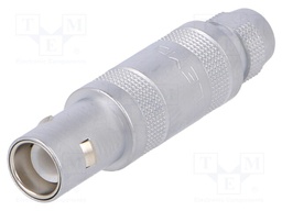 Connector: coaxial; Series: 0S; plug; male; soldering; for cable