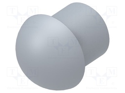 Stopper; polyamide; grey; L: 9mm; -20÷100°C; Entrelec; Size: 13