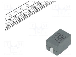 Inductor: wire; 230nH; Ioper: 50A; 0.29mΩ; 100kHz; -40÷125°C; ±10%