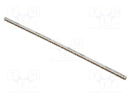 Busbar; 10mm2; Poles: 4; 690VAC; 690VDC; Inom: 63A; No.of mod: 14