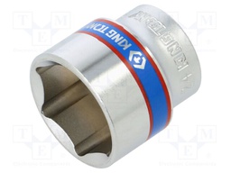 Wrench; 6-angles,socket spanner; 3/8"; short