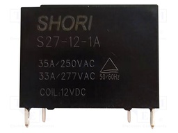 Relay: electromagnetic; SPST-NO; Ucoil: 12VDC; Icontacts max: 35A