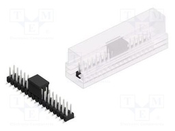 Connector: pin strips; pin header; male; PIN: 34; 2.54mm; SMT; 2x17
