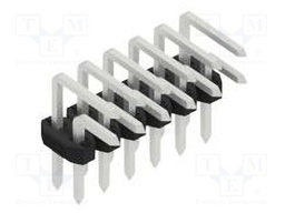 Connector: pin strips; pin header; male; PIN: 12; 2mm; THT; 2x6; 100V