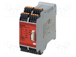 Module: safety relay; for DIN rail mounting; G9SX; -10÷55°C