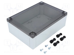 Enclosure: multipurpose; X: 130mm; Y: 180mm; Z: 60mm; MNX; grey; IK08