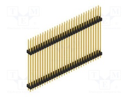 Connector: pin strips; pin header; male; PIN: 60; 2.54mm; THT; 2x30