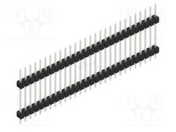 Connector: pin strips; pin header; male; PIN: 28; 2.54mm; THT; 1x28
