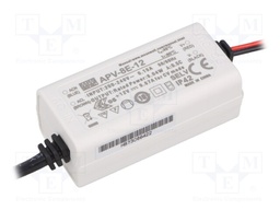 Power supply: switched-mode; LED; 8.04W; 12VDC; 0.67A; 180÷264VAC