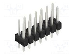 Connector: pin strips; pin header; male; PIN: 14; 2.54mm; THT; 2x7