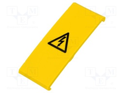 Marker; yellow; -40÷100°C; UL94V-2