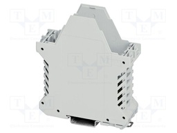 Enclosure base; with FE contact; grey; UL94V-0; ME 35; X: 107.3mm